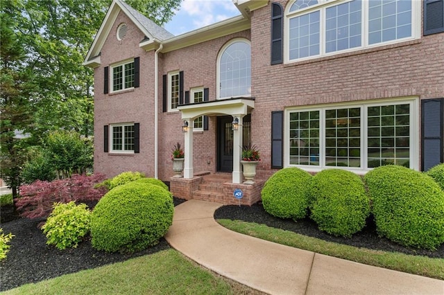 135 Stone Orchard Ct, Milton, GA 30004 - view of front facade with brick siding
