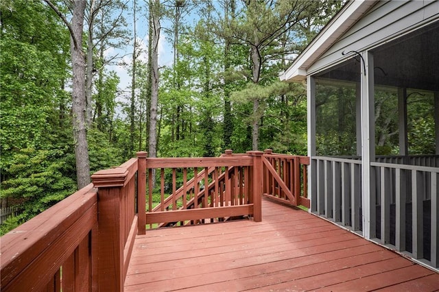 3320 Woodleaf Way, Marietta, GA 30062 - deck featuring a sunroom