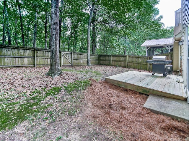 20 Preserve Dr, Newnan, GA 30263 - fenced backyard featuring a wooden deck