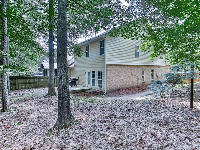 20 Preserve Dr, Newnan, GA 30263 - back of house with brick siding and a patio