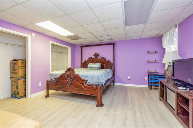 130 Brooklet Way, Brooks, GA 30205 - bedroom with wood finished floors and a paneled ceiling