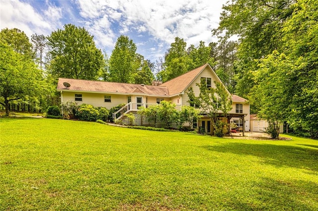 130 Brooklet Way, Brooks, GA 30205 - back of house featuring a yard