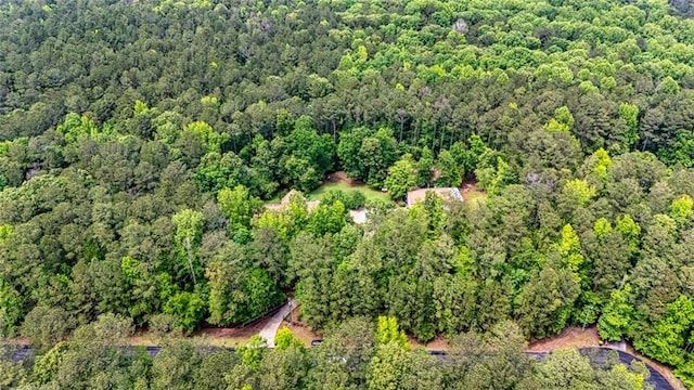 130 Brooklet Way, Brooks, GA 30205 - aerial view of property and surrounding area with a heavily wooded area