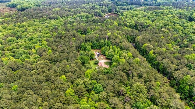 130 Brooklet Way, Brooks, GA 30205 - bird's eye view of a heavily wooded area