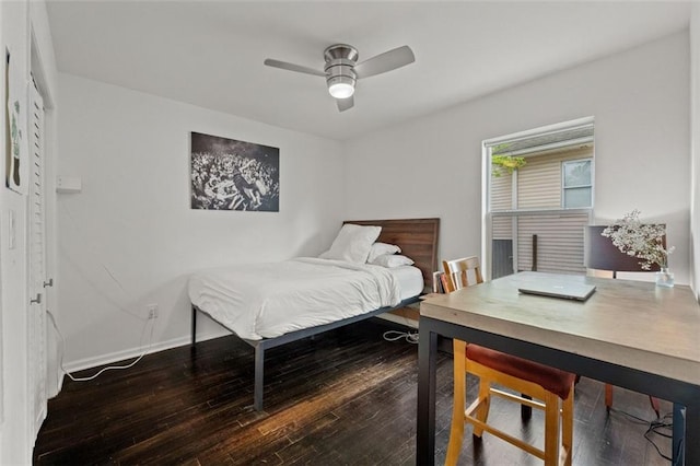 3143 Church St, East Point, GA 30344 - bedroom featuring hardwood / wood-style floors and a ceiling fan
