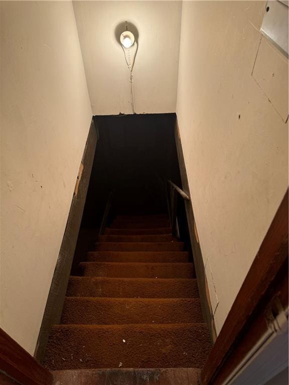 view of stairs