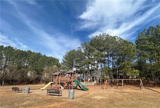 view of community playground