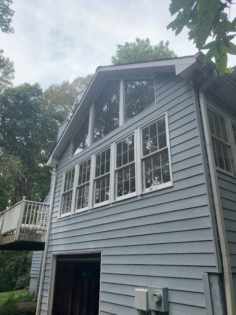 408 Hasty Trl, Canton, GA 30115 - view of property exterior with a deck and an attached garage