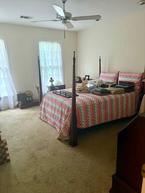 408 Hasty Trl, Canton, GA 30115 - bedroom featuring carpet and ceiling fan
