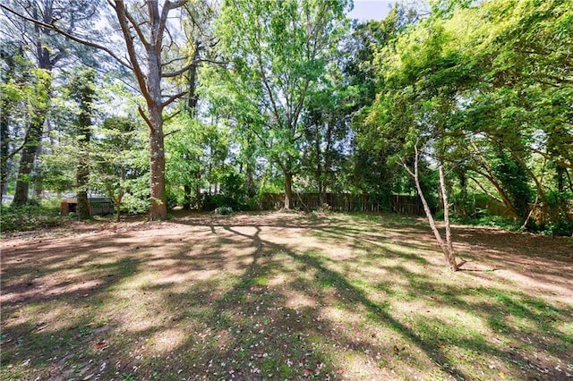 5287 Chantilly Ter, Atlanta, GA 30349 - view of yard featuring fence