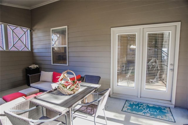 view of patio / terrace featuring outdoor lounge area