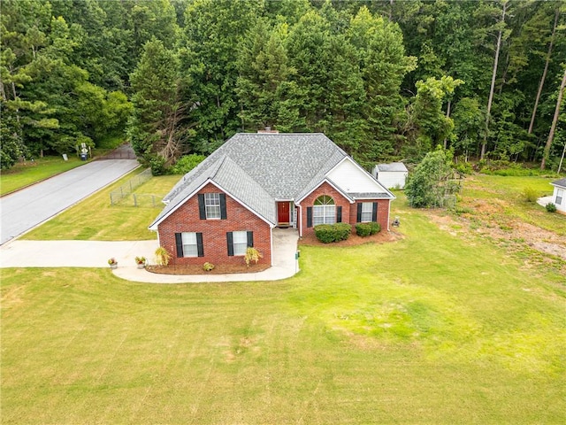15 Fairwoods Ct, Covington, GA 30016 - aerial view of property and surrounding area featuring a heavily wooded area