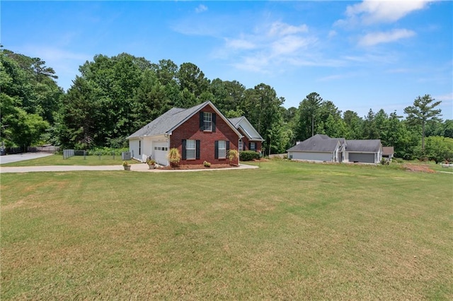 15 Fairwoods Ct, Covington, GA 30016 - view of front of home featuring a front yard and brick siding