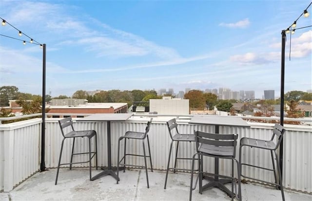 572 Edgewood Ave SE Unit # 106, Atlanta, GA 30312 - view of patio / terrace with outdoor dry bar