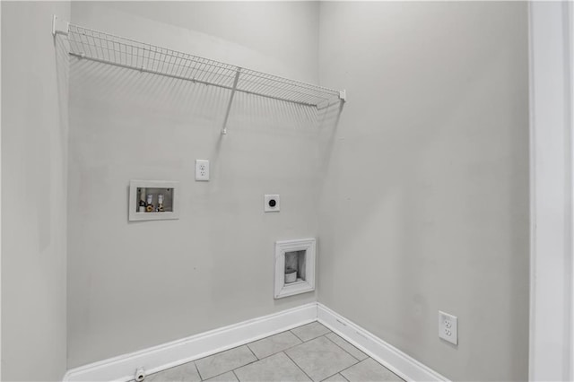 1179 Bennett Creek Overlook, Suwanee, GA 30024 - washroom featuring electric dryer hookup, washer hookup, baseboards, and light tile patterned flooring