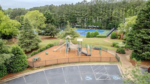 2022 Maple Ridge Dr NW, Acworth, GA 30101 - drone / aerial view of a forest and a park