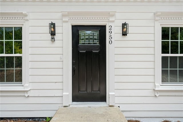 view of entrance to property