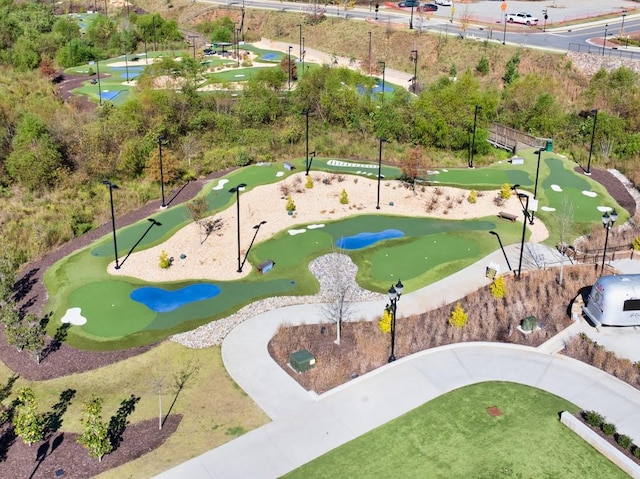 view of home's community featuring view of golf course