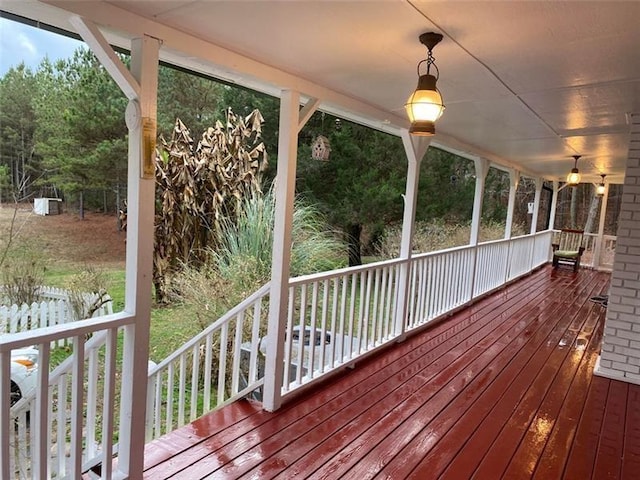 view of deck