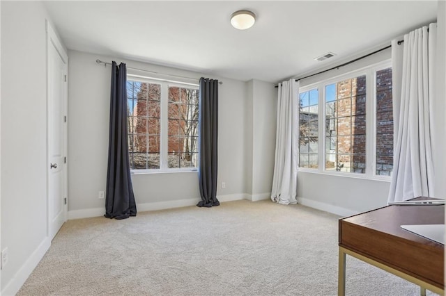 264 Castleberry Station Dr SW, Atlanta, GA 30313 - interior space featuring carpet floors, visible vents, and baseboards