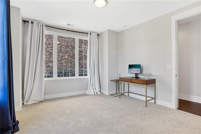 264 Castleberry Station Dr SW, Atlanta, GA 30313 - interior space featuring carpet, visible vents, and baseboards