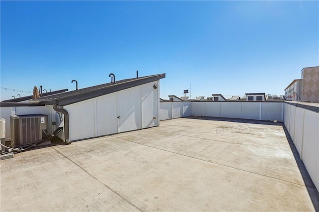 264 Castleberry Station Dr SW, Atlanta, GA 30313 - back of property with a patio area and central AC