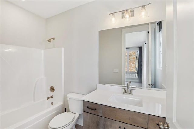 264 Castleberry Station Dr SW, Atlanta, GA 30313 - full bathroom with shower / bath combination, vanity, and toilet