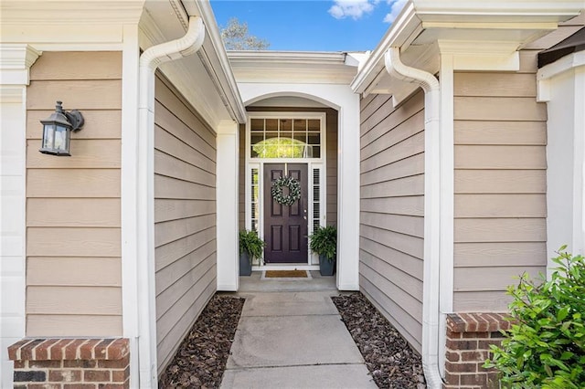 view of entrance to property