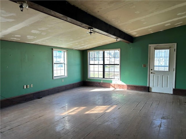 405 Magnolia St, La Fayette, GA 30728 - empty room featuring hardwood / wood-style floors and baseboards