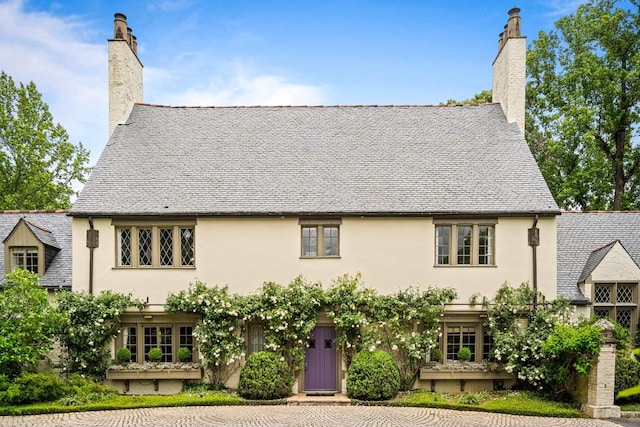 view of tudor house