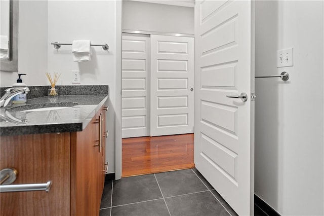 1080 Peachtree St NE Unit 2108, Atlanta, GA 30309 - bathroom featuring vanity and tile patterned floors