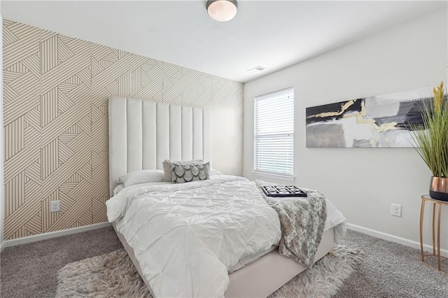 bedroom featuring carpet floors