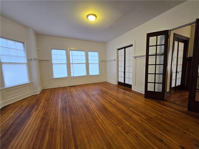 interior space with electric panel and light wood-type flooring