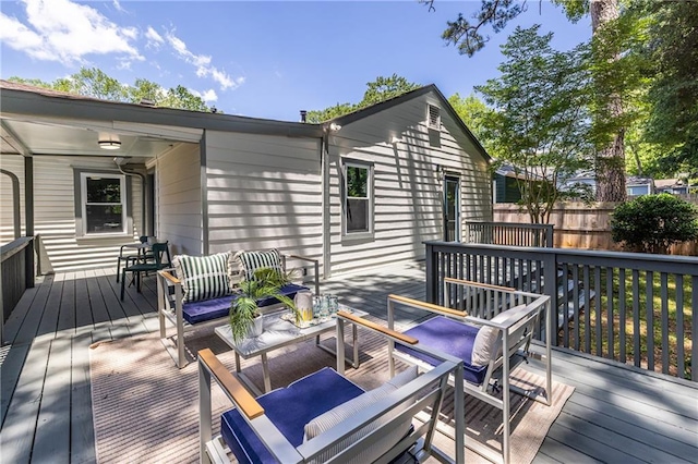139 Sisson Ave NE, Atlanta, GA 30317 - deck featuring an outdoor hangout area