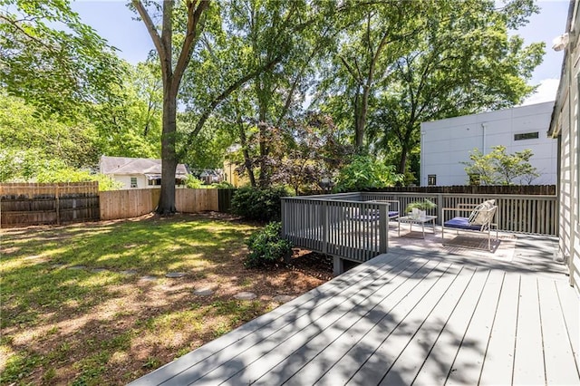 139 Sisson Ave NE, Atlanta, GA 30317 - wooden deck with a fenced backyard