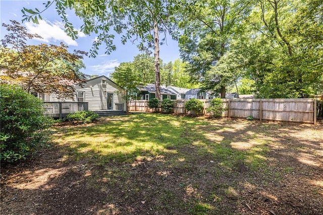 139 Sisson Ave NE, Atlanta, GA 30317 - view of yard featuring a deck