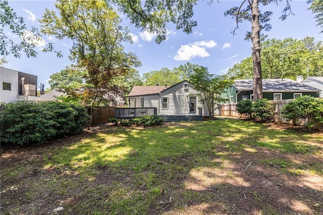 139 Sisson Ave NE, Atlanta, GA 30317 - view of yard featuring a wooden deck