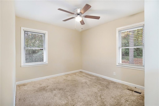 3449 Misty Valley Rd, Decatur, GA 30032 - carpeted empty room featuring baseboards and a ceiling fan