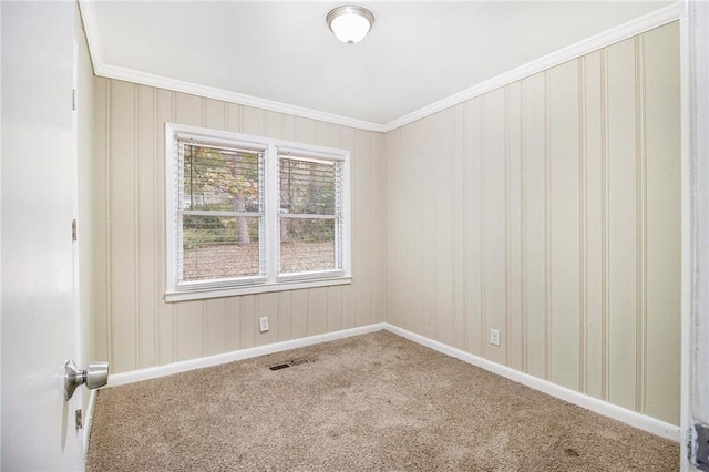 3449 Misty Valley Rd, Decatur, GA 30032 - carpeted empty room with crown molding and baseboards