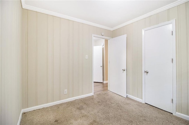 3449 Misty Valley Rd, Decatur, GA 30032 - unfurnished bedroom featuring carpet, ornamental molding, and baseboards