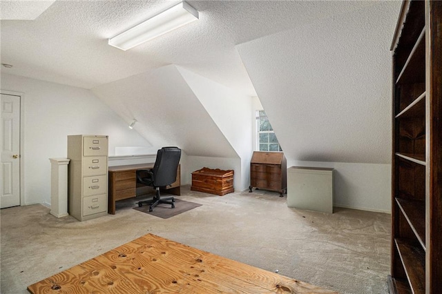 1900 Green Oak Cir, Lawrenceville, GA 30043 - office space with carpet flooring, a textured ceiling, and lofted ceiling