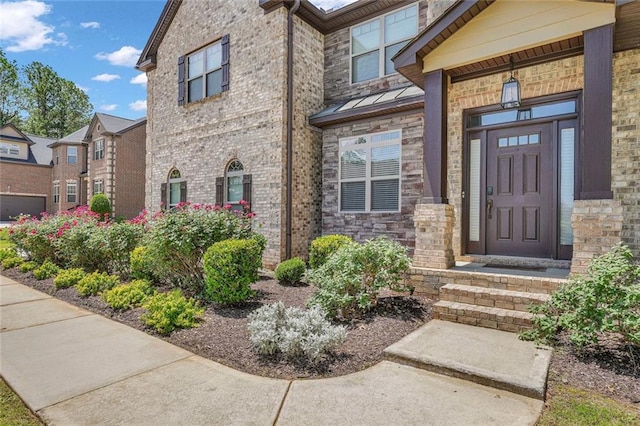 271 Learwood Ln, Atlanta, GA 30349 - view of exterior entry with brick siding