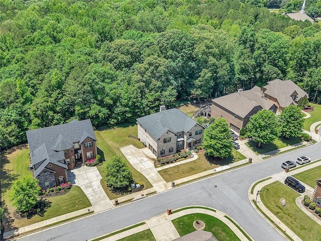 271 Learwood Ln, Atlanta, GA 30349 - view from above of property with a heavily wooded area