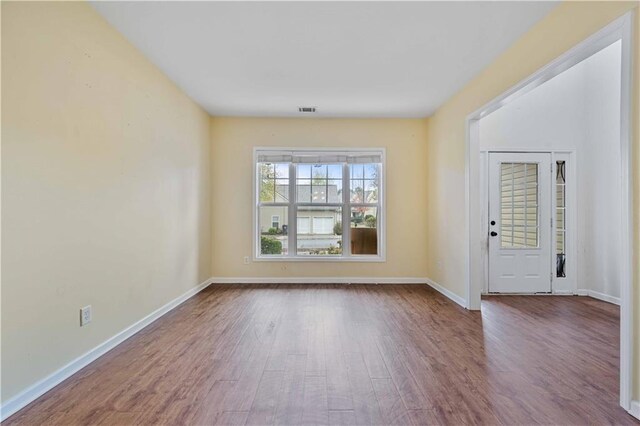 foyer featuring hardwood / wood-style floors