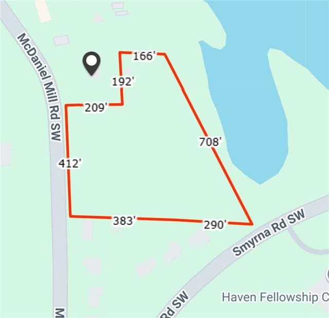2026 Mcdaniel Mill Rd SW, Conyers, GA 30094 - map / location of property area