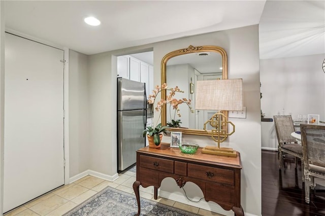 3650 Ashford Dunwoody Rd NE Unit 1024, Atlanta, GA 30319 - foyer entrance featuring recessed lighting and light tile patterned floors