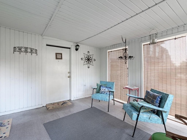 view of patio featuring a porch