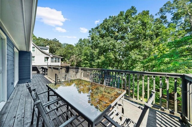 9430 Chestatee Ct, Gainesville, GA 30506 - deck with outdoor dining area