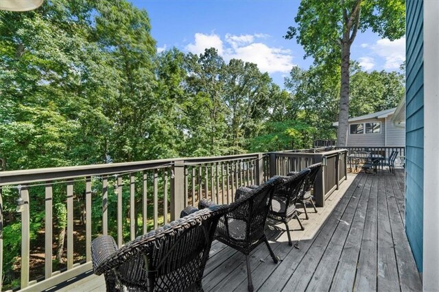 9430 Chestatee Ct, Gainesville, GA 30506 - deck with outdoor dining space