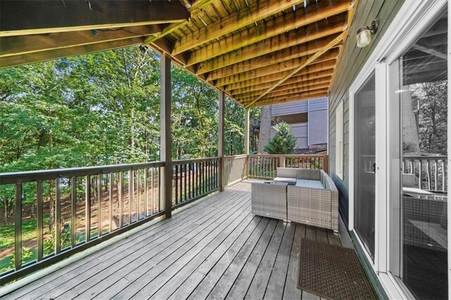 9430 Chestatee Ct, Gainesville, GA 30506 - deck with outdoor lounge area